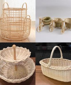 ECYC Ltd 32.8 Feet 5mm Round Reed Spline, Natural Rattan Reeds Spline Wood Basket Reed Spline Chair Cane Groove Reed Spline for Repair Wicker Furniture, Basket Weaving, DIY Crafts - 7