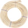 PATIKIL Round Reed Spline 1100ft x 0.07 inch, Cane Webbing Roll,Rattan Reed Coil for DIY Furniture Basket Weaving, Wicker Making-Repair Supplies,Modeling Decoration, Aromatherapy, Wooden - 1