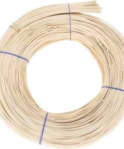 PATIKIL Round Reed Spline 1100ft x 0.07 inch, Cane Webbing Roll,Rattan Reed Coil for DIY Furniture Basket Weaving, Wicker Making-Repair Supplies,Modeling Decoration, Aromatherapy, Wooden - 1
