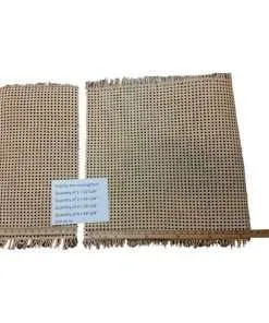 24" Wide Cane Webbing Standard Size Fine Open 1/2" Mesh, Sold By the Running Foot, Qty of 1 = 12", Qty of 2 = 24", Qty of 3 = 36" and so on.
