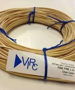 Chair Cane Fine Fine 2.25mm 270 ft coil with 1 strand of 4mm Binder Cane