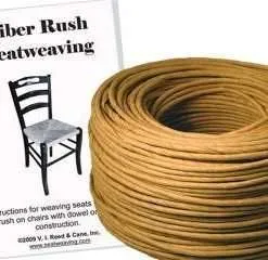 Fiber Rush KIT 6/32 Kraft Brown with instruction booklet