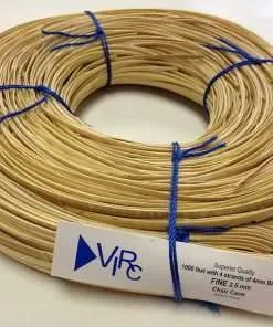 Chair Cane Fine 2.5mm 1000 ft coil with 4 strands of 4mm Binder Cane