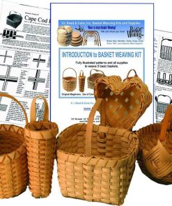 Introduction To Basket Weaving Kit For 5 Baskets