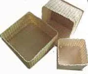 Nested Set of 3 Wicker Boxes Weaving Kit