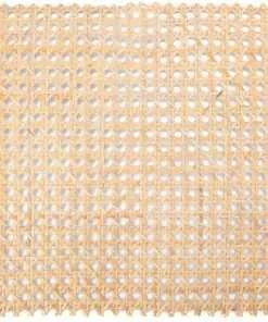 Aoibrloy 17 Natural Rattan Cane Webbing for Caning Projects, Pre - Woven Open Rattan Mesh 2