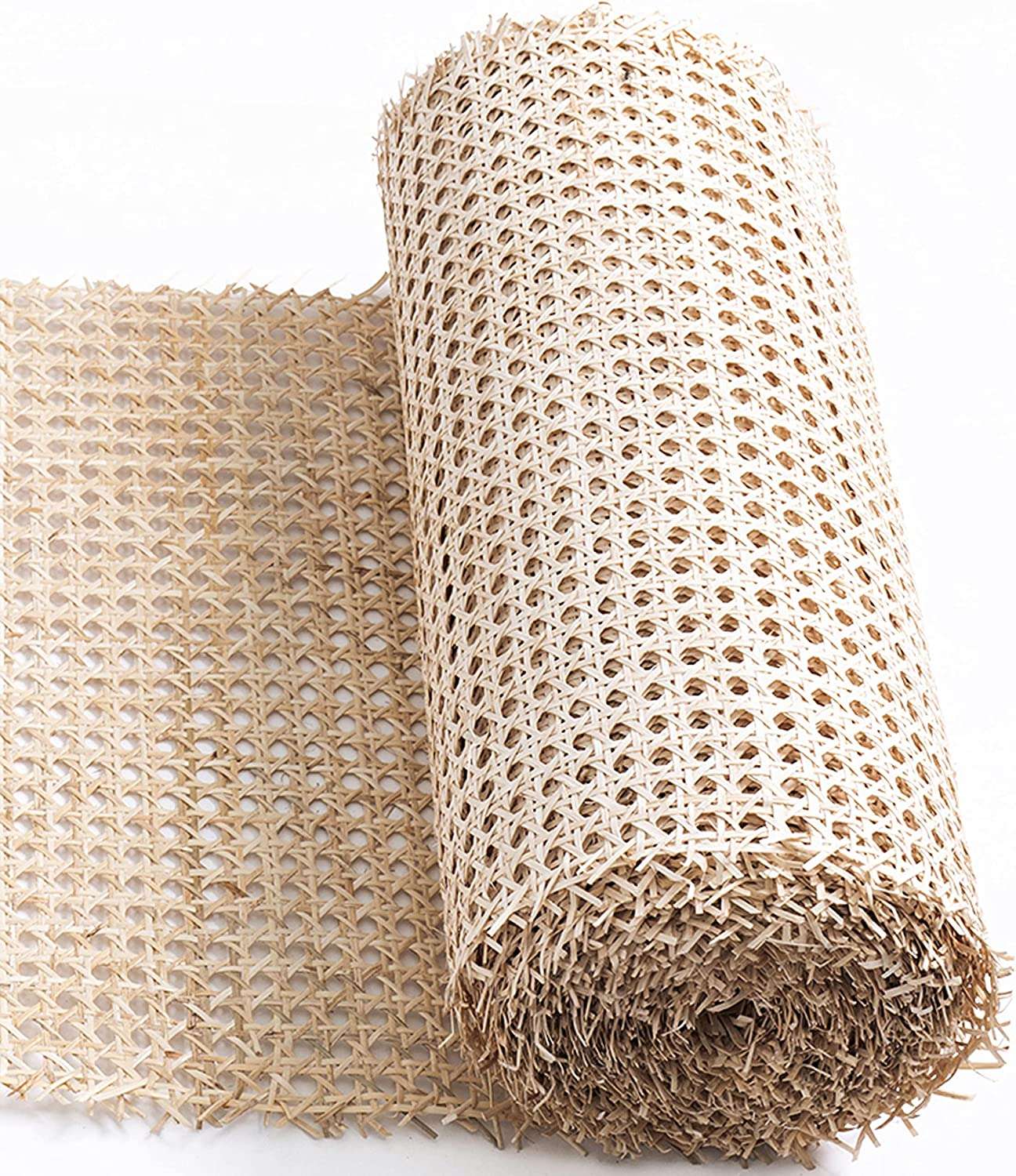 Rattan Webbing Roll Woven Cane Sheets Natural Mesh Furniture