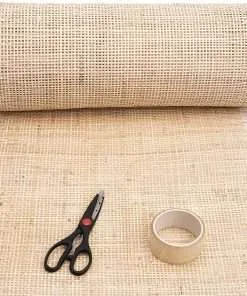 18 Width Square Cane Webbing - 18 x 5 Ft Sheet - Rattan Cane Webbing Roll