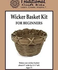 Traditional Craft Kits Beginner Coil Basket Kit - Complete Basket Weaving Kit Set 8