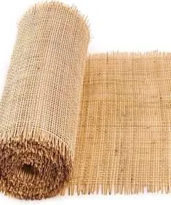 36 Width Square Rattan Cane Webbing Roll 20 Feet Fine Radio Net Mesh Pre Woven