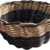 Appalachian Basketry Basket Making Kit Woven with Navy Blue and Natural Colored Reed