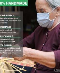 Nimile Cane Webbing Roll 17.5''W x 4Ft, Natural Rattan Webbing for DIY Home Decor Caning Projects, Woven Open Mesh Cane for Furniture, Chair, Cabinet 3