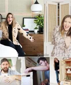 Nimile Cane Webbing Roll 17.5''W x 4Ft, Natural Rattan Webbing for DIY Home Decor Caning Projects, Woven Open Mesh Cane for Furniture, Chair, Cabinet 6