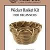 Traditional Craft Kits Wicker Basket Kit for Beginners - Basket Weaving Kit Set, Basket Making Kit with Basket Weaving Supplies