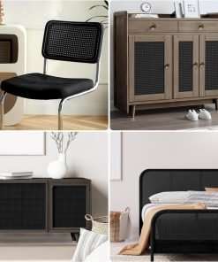 16 Width Cane Webbing, 3.3 Feet Cane Webbing Roll for Caning Project, Rattan Webbing, Caning Material for Chairs, Cabinet, Dresser, Furniture 2