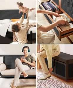 16 Width Cane Webbing, 3.3 Feet Cane Webbing Roll for Caning Project, Rattan Webbing, Caning Material for Chairs, Cabinet, Dresser, Furniture 3