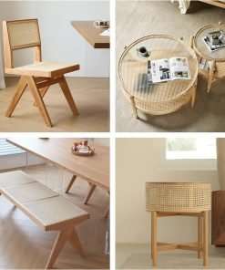 24 Width Natural Cane Webbing 5Feet, Rattan Webbing Roll for Caning Projects, Woven Open Mesh Cane for Furniture, Chair, Cabinet, Ceiling, Bed 5