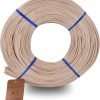 Basket Round Reed #4 2.5mm 1-Pound Coil Basket Weaving Cane for Chair Making and Wicker Weaving DIY Furniture Making Supplies - 1