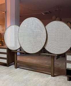 Plastic PE Rattan Cane Webbing Panels 24 for Furniture Restoration, Length on Demand, Net Open Weave Wicker Cane Webbing Rattan Cabinet Furnitureuse Indoor and Outdoor - 5