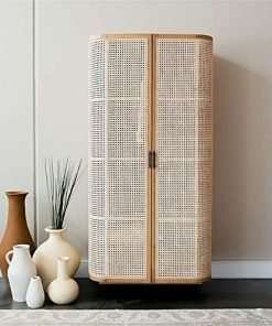 Plastic PE Rattan Cane Webbing Panels 24 for Furniture Restoration, Length on Demand, Net Open Weave Wicker Cane Webbing Rattan Cabinet Furnitureuse Indoor and Outdoor - 6