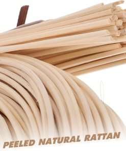 Gerrit Basket Weaving Material, 500g-3mm Wicker Material Rattan Reed Webbing for Chair Repair and Wicker Weaving DIY Craft Furniture Making Supplies Home Gardening Decor - 4