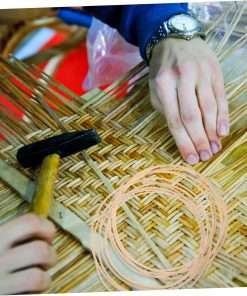 1 Roll Rattan Weave Material Webbing Basket Wicker Weaving Repair Kit Rattan Cane Rattan Webbing Wicker Repair Material Rattan Furniture Woven Repair Kit Wooden Crafts Natural - 2
