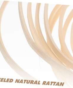 1 Roll Rattan Weave Material Webbing Basket Wicker Weaving Repair Kit Rattan Cane Rattan Webbing Wicker Repair Material Rattan Furniture Woven Repair Kit Wooden Crafts Natural - 6