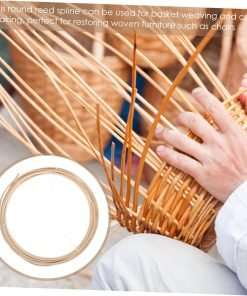 1 Roll Rattan Weave Material Webbing Basket Wicker Weaving Repair Kit Rattan Cane Rattan Webbing Wicker Repair Material Rattan Furniture Woven Repair Kit Wooden Crafts Natural - 8