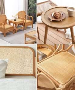 24 Width Closed Weave Cane Webbing Natural Wicker Material,Handwoven Rattan Fabric Roll V Shape Cane Mesh Net, 3.3-5-10 Feet Length Cane Webbing Sheet For Rattan Wall Sconce Dresser - 5