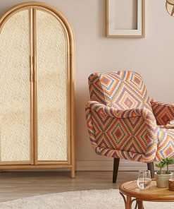 Natural Rattan Cane Webbing Roll Weave Wicker Material, V Shape Rattan Fabric Chair Repair Webbing Sheet,Handmade Open Mesh Net Cane Webbing Roll,Pole Wrap Rattan Woven Cane Roll - 7