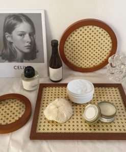 homeemoh Rattan Cane Webbing Roll Plastic 40cm×100cm Mesh Pre-Woven Cane for Furniture Cabinets Chair,White - 6