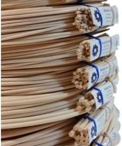 1 Pound Coil of Round Reed for Basket & Wicker Weaving, Natural Color, Choose One Size, 2,3,4,5,6,7,8,9,10 (#2) - 2