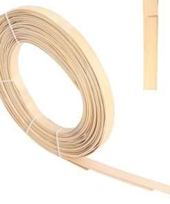 Bamboo Strips for Weaving (7pcs), 0.6 Inch Wide Strips for Craft 10 Feet Long Smooth Surface Flat Cane Webbing Basket Weaving Strips(7Pcs in a Bundle) - 1