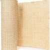 18 Width Rattan Cane Webbing Roll 7 Feet Hexagon Weave Rattan Fabric Furniture Woven Rattan Sheets for Crafts Cane Weave Rattan Material Natural Chair Caning Supplies Wicker - 1