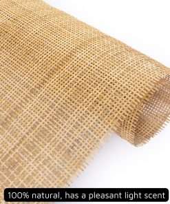 24 Width Natural Rattan Cane Square Webbing - 24 W x 12 ft L - Rattan Radio Weave, Cane Webbing Roll for Caning Projects, Chair, Cabinets, Caning Supplies Wicker, Woven Open Mesh Cane - 3