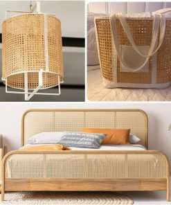 36 (3Feet) Width x 9.9 Feet Length Cane Webbing Large Size Roll, Rattan Natural, Rattan roll, Rattan Material, Caning Supplies, Caning Material from Origin Asia for Rattan Furniture, Cane Chair - 6