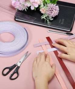 PATIKIL 21.9 Yards x 0.6 Paper Rattan Weaving Cane, 12-Ply Paper Rattan Weave Basket Weaving Supplies for DIY Rattan Woven Making, Brown - 5