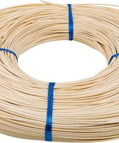 1,75 mm Round Reed # 1 - 1 Pound Coil - Rattan Reed for Basket Weaving and Wicker Furniture Making - Basketry, Wicker Weaving and Wicker Repair Supplies - 2