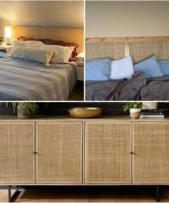 36(3Feet) Width x 9.9 Feet Length Natural Cane Webbing Large Size Rattan Roll, Caning Material, Rattan Decor - 6