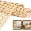 Eunice Cane Rattan Webbing Roll, 16 Wx80 L, Natural Rattan Material, Hexagonal Pattern, Weave Rattan Sheets for DIY Furniture Chairs, Cabinets，Beds Rattan - 1