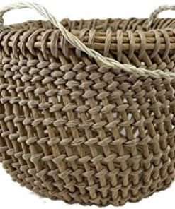 Traditional Craft Kits Twined Basket Kit - Gathering Style - Basket Weaving Kit Set, Basket Making Kit with Basket Weaving Supplies Complete - 3