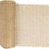 16 x9.8FT Natural Rattan Cane Webbing, Woven Open Mesh Cane Net Roll for DIY Caning Furniture Decor Projects- Chair, Cabinet, Ceiling and Door - 1
