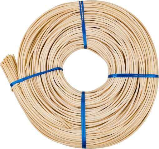 3 mm Round Reed # 4 - 1 Pound Coil - Rattan Reed for Basket Weaving and Wicker Furniture Making - Basketry, Wicker Weaving and Wicker Repair Supplies - 1