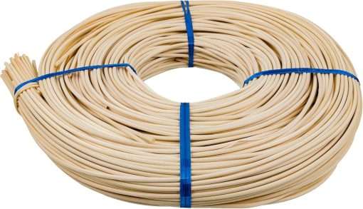 3 mm Round Reed # 4 - 1 Pound Coil - Rattan Reed for Basket Weaving and Wicker Furniture Making - Basketry, Wicker Weaving and Wicker Repair Supplies - 2