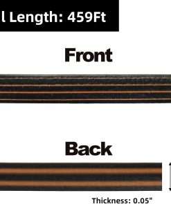 459Ft Wicker Repair Kit, Rattan Patio Chair Sofas Furniture Repair Supplies, Gradiant Coffe Brown Exlong Weaving Webbing Replacement Part for Outdoor Lawn Furniture - 2