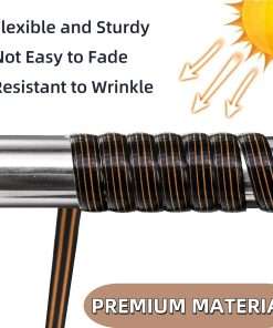 459Ft Wicker Repair Kit, Rattan Patio Chair Sofas Furniture Repair Supplies, Gradiant Coffe Brown Exlong Weaving Webbing Replacement Part for Outdoor Lawn Furniture - 3