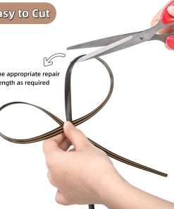 459Ft Wicker Repair Kit, Rattan Patio Chair Sofas Furniture Repair Supplies, Gradiant Coffe Brown Exlong Weaving Webbing Replacement Part for Outdoor Lawn Furniture - 5