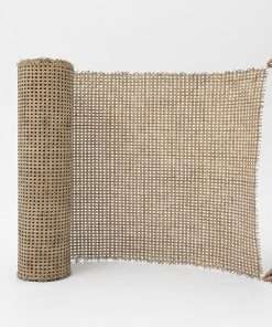 KOLWOVEN 24 Width Natuaral Rattan Webbing for Caning Projects - Pre - Woven Open Mesh Cane - Cane Webbing Sheet- Natural Rattan Cane Webbing roll - 2