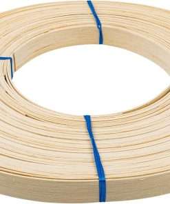 7-8- Flat Reed # 7 - 1 Pound Coil - Rattan Reed for Basket Weaving and Wicker Furniture Making - Basketry, Wicker Weaving and Wicker Repair Supplies - 2
