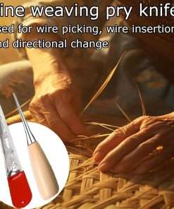 Luxiys Basket Weaving kit - Rattan Repair Tools, Rattan Repair Kit for Wicker Furniture, Pine Needle Coiling Tool, DIY Handcraft Rattan Tool Kit, Basket Making Supplies - 3